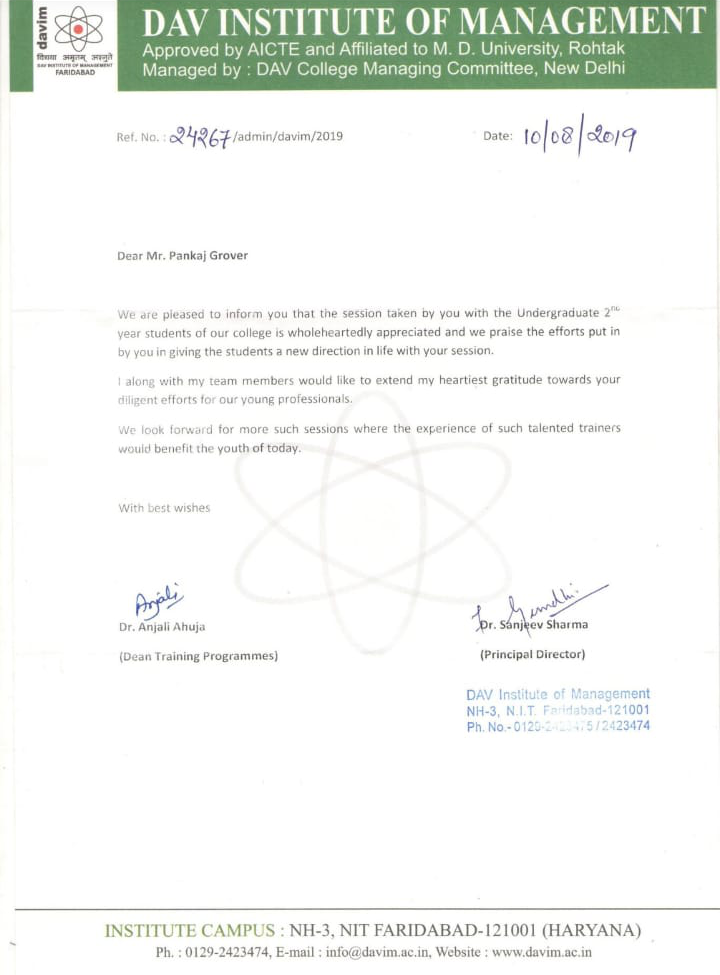 Certificates